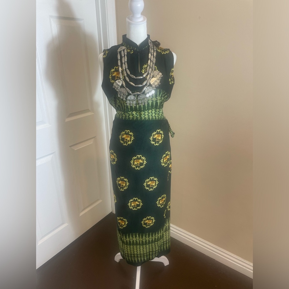 Beautiful Ethnic Two Piece Wrap Skirt Set